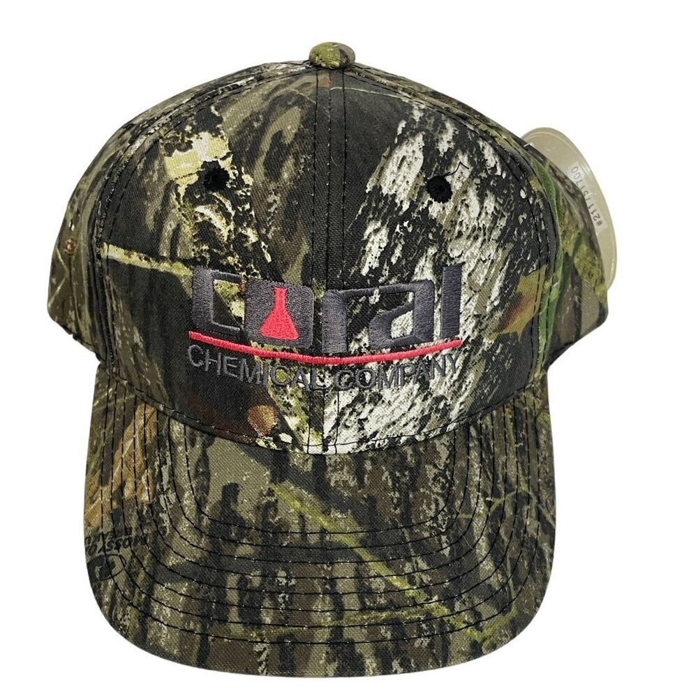 Trucker Cap Hat Camouflaged Mossy Oak Coral Chemical Port‎ Authority